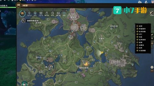 迷雾森林地图